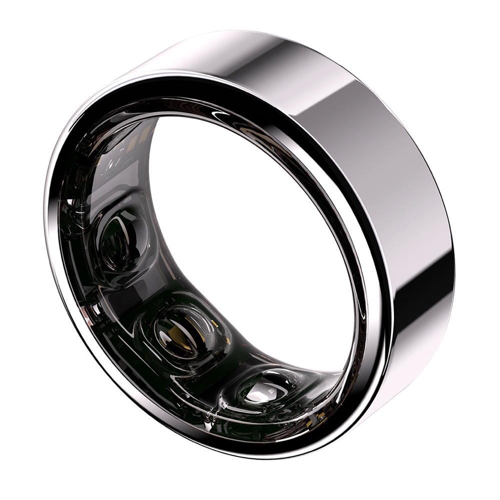 CUDIS 001 Smart Ring – Silver, Size 7 – AI Wellness Heath Tracker, Oura